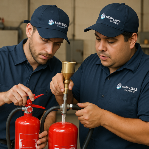 Fire Extinguisher Refilling Steps